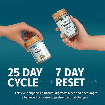 Gut Health + Spirulina & Chlorella Bundle