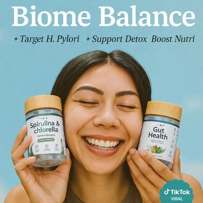 Gut Health + Spirulina & Chlorella Bundle