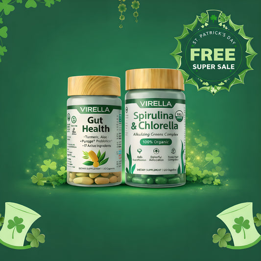 Gut Health + Spirulina & Chlorella Bundle